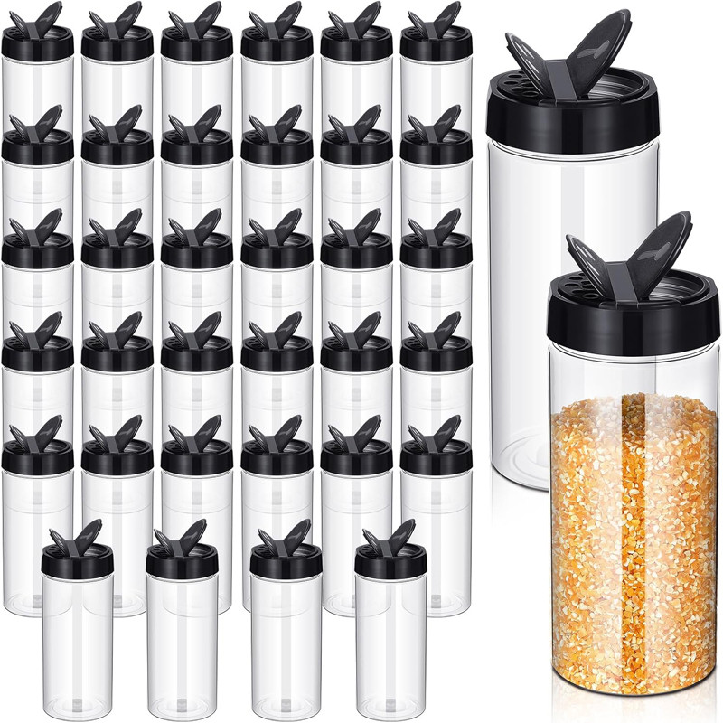 Double Flips Pepper Spice Containers - ขวดเก็บเครื่องปรุงรสบาร์บีคิว - โถเก็บเกลือความจุขนาดใหญ่