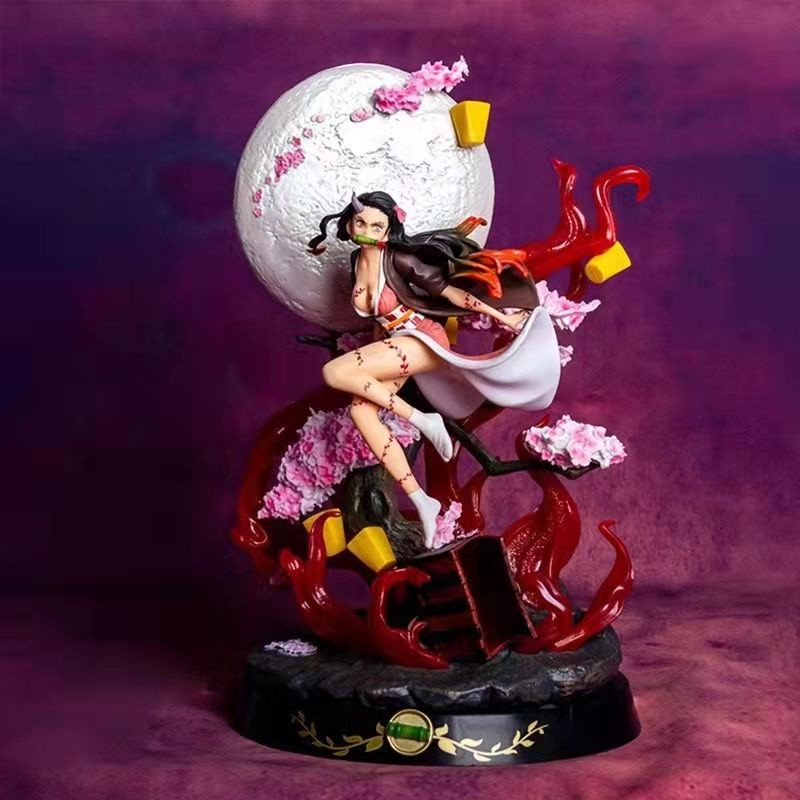 💖 Demon Slayer Kochou Shinobu Nezuko Anime figure鬼滅の刃 鬼灭之刃 魔方蝴蝶刃  祢豆子手办