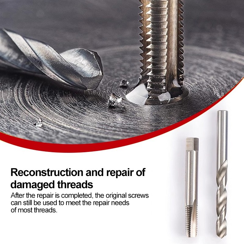 ชุดซ่อมเกลียวสปริง M5,M6,M8 30ชิ้น เหมาะสมน้อตเบอร์ 10 ใช้ในการซ่อมเกลียวที่รูดเสีย ชุดซ่อมเกลียว Thread repair ki - รูปที่ 3
