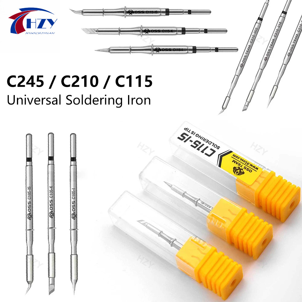 เคล็ดลับ OSS C245 C210 C115 หัวแร้งสากลสําหรับ SUGUN Maant GVM OSS สถานีบัดกรีจับ