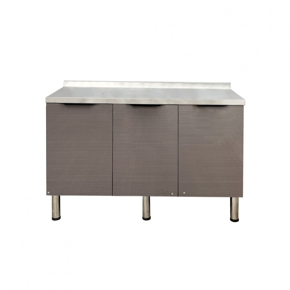 GlobalHouse CLOSE ตู้ท็อปหน้าบานไฮกลอสปิดผิว ขนาด 120×50×85 ซม. T-120 CALISTA สีไม้ธรรมชาติ (1/2) สินค้าของแท้คุณภาพดี