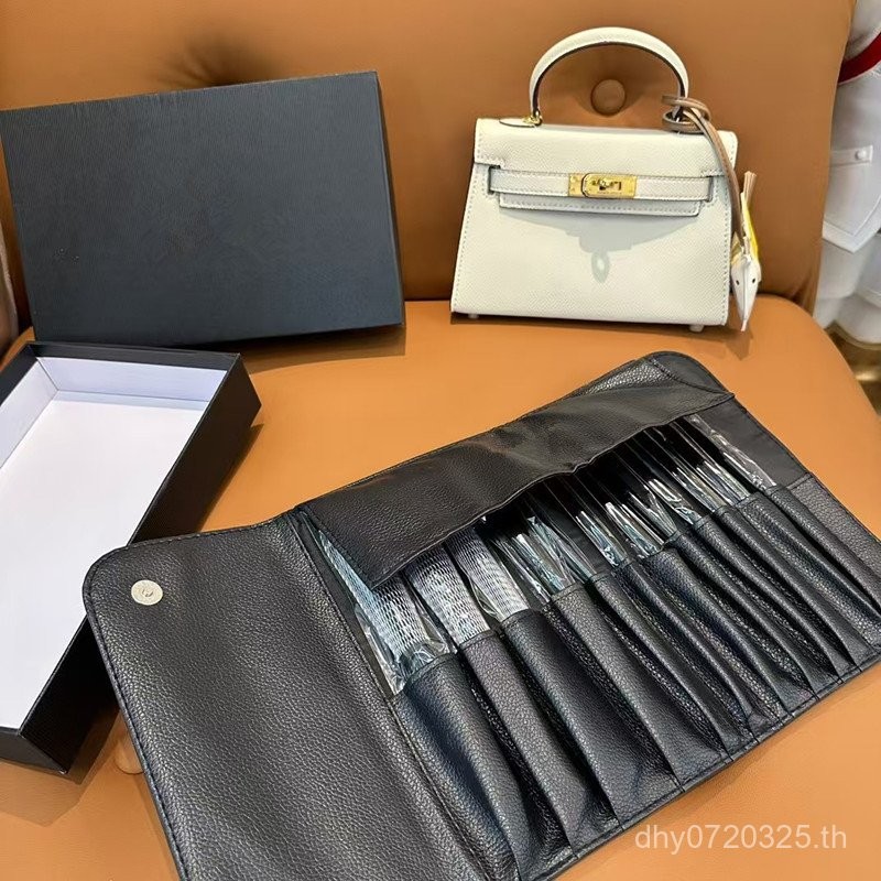 แปรงแป้งฝุ่น Chanel ชุดเครื่องมือครบชุดชุดแปรง 12 ชุดแปรงแต่งหน้าความงาม Street Wear ตกแต่ง Contour 