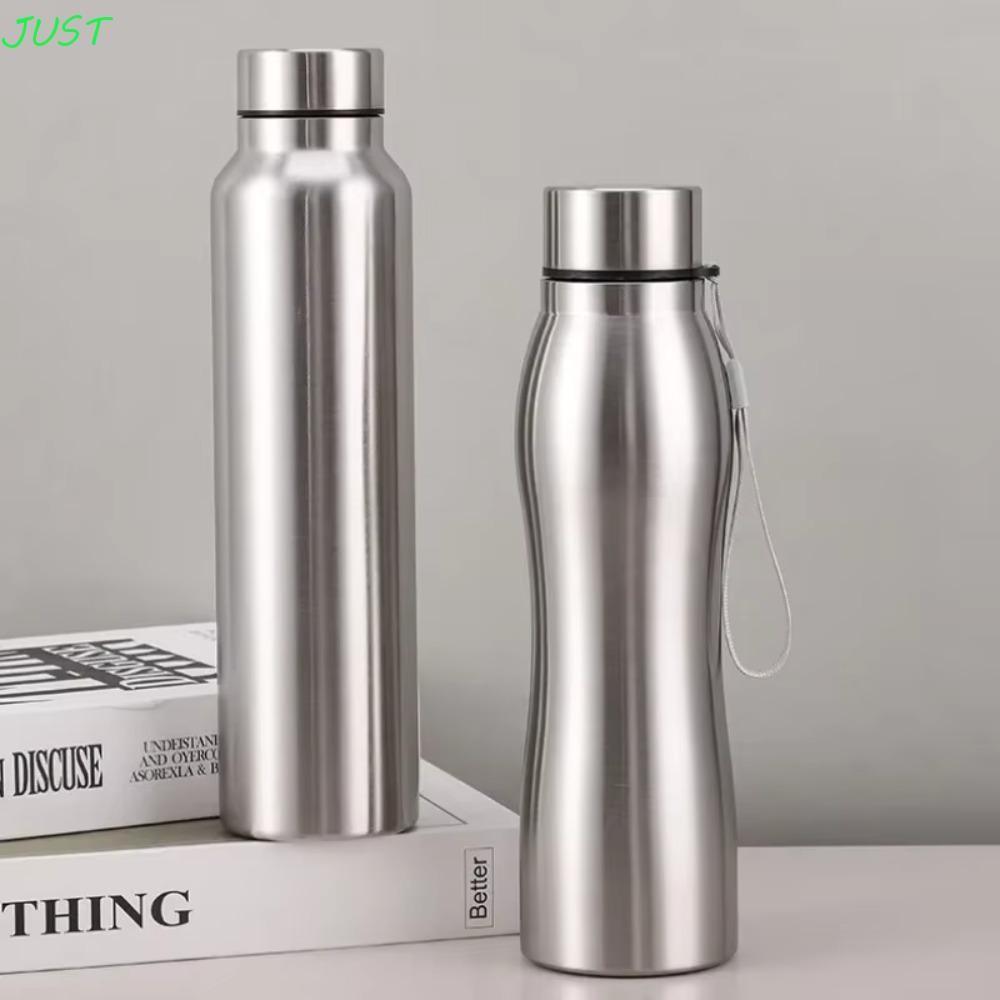 JUST Sport Water Bottle, 1000Ml Single-layer Drink Bottle, Portable Leakproof Drop-proof Stainless S