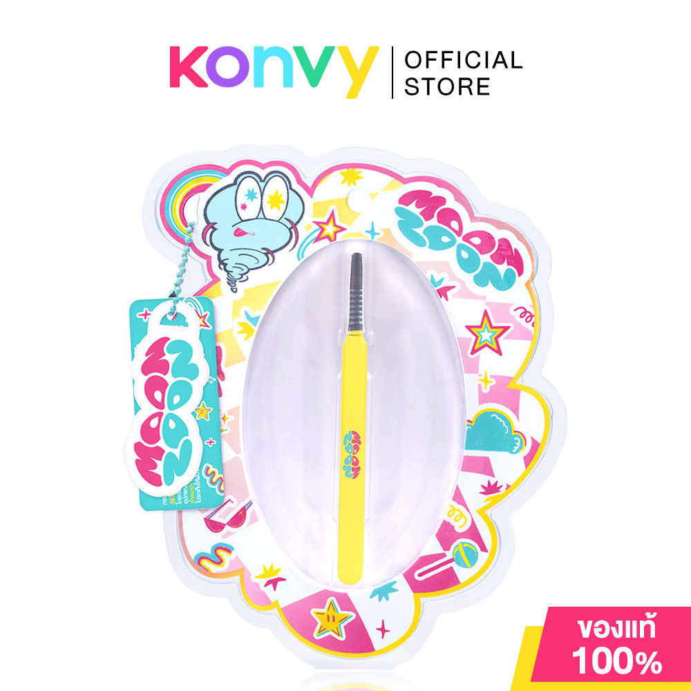 Moonzoon Eyelash Tweezers 1pc แหนบจับช่อขนตา.
