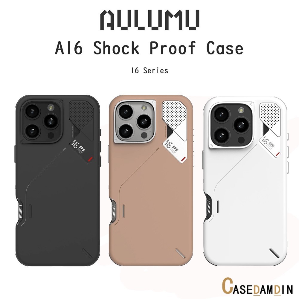 Aulumu A16 Shock Proof Case เคสกันกระแทกเกรดพรีเมี่่ยม เคสสำหรับ iPhone16Pro/16Promax