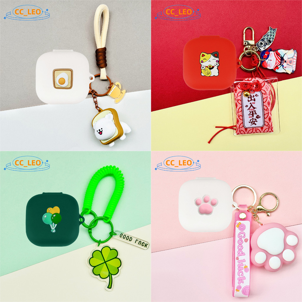 For QCY AilyBuds E20 Case Silicone Soft Shell Suitable for QCY AilyBuds E10 Shockproof Case Protecti