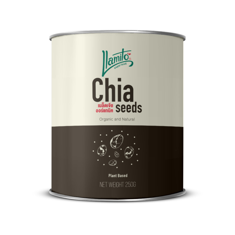 Llamito Organic Chiaseed (250กรัม) เมล็ดเจีย ยามิโตะ