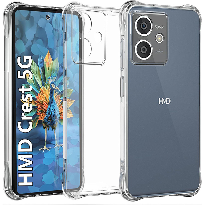 สําหรับ HMD Crest / Skyline 5G ถุงลมนิรภัยกันกระแทกใสเจล TPU Case Cover