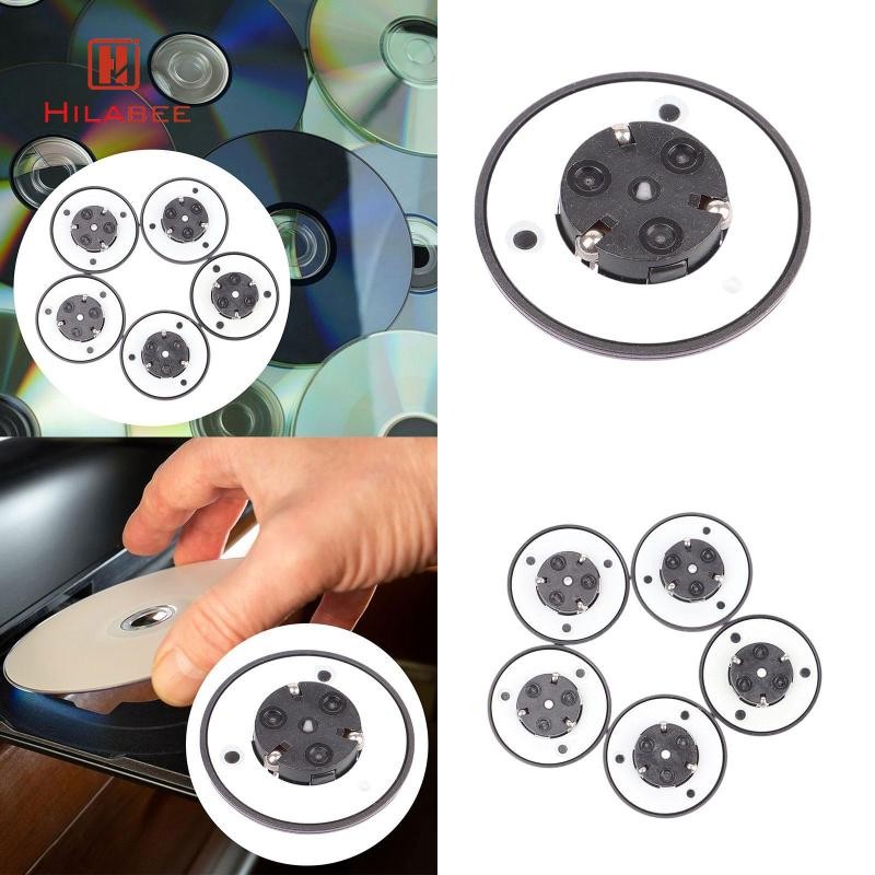 [hilabee] Spindle Hub CD Holder Spindle Motor Ceramic Motor Cap Portable Turntable Durable with Bead