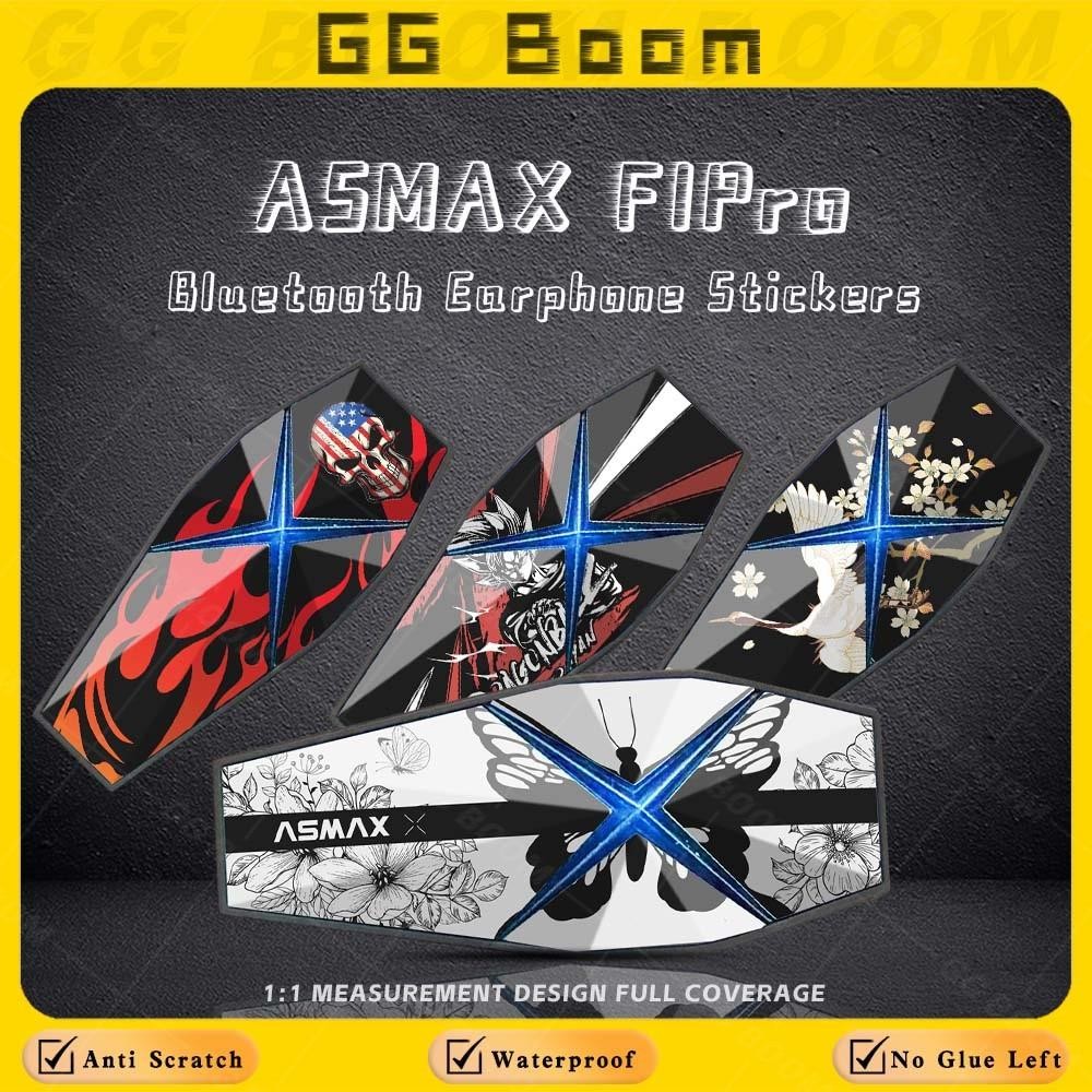 สําหรับ ASMAX F1 PRO MAX f1 pro หมวกกันน็อครถจักรยานยนต์ชุดหูฟังบลูทูธสติกเกอร์ป้องกันกล่องตกแต่ง De