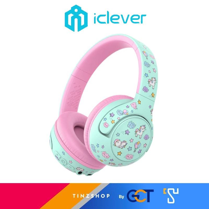 [Tinzshop] iClever BTH27 Toddler Headphones หูฟังออกแบบมาเพื่อเด็กโดยเฉพาะที่มาพร้อมดีไซน์สุดน่ารักแ