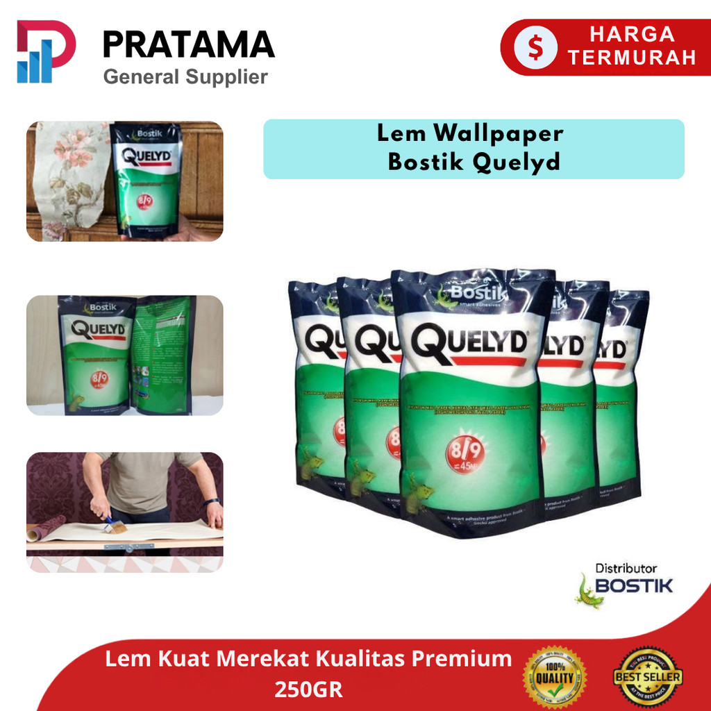 BOSTIK QUELYD BOSTIK WALLPAPER ADHESIVE GLUE