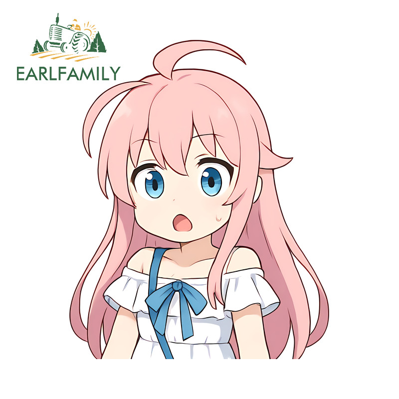 EARLFAMILY Koyuki Blue Archive สติกเกอร์รถ Chibi กันน้ําไวนิล Decals เหมาะสําหรับรถจักรยานยนต์สเก็ตบ