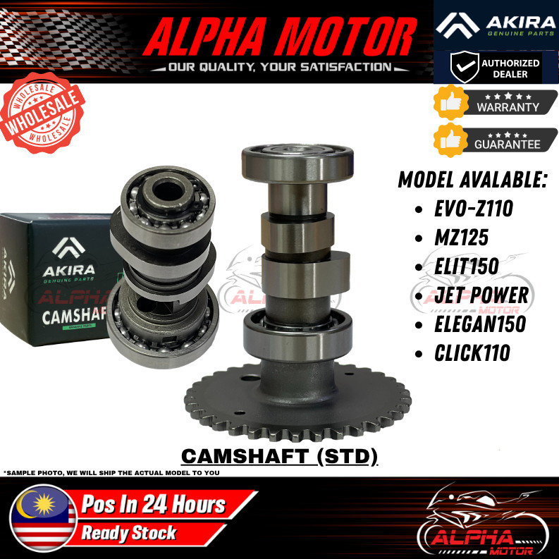 AKIRA CAMSHAFT STD EVO-Z110 MZ125/ ELIT150/ JET POWER ELEGAN150 CLICK110 STANDARD
