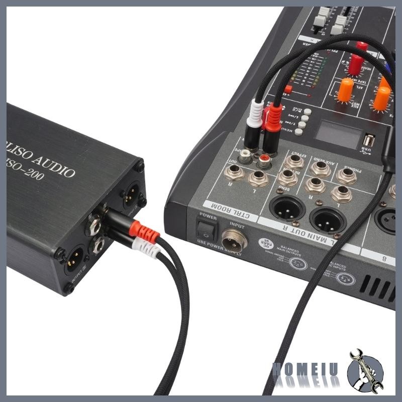 HOMEIU 2RCA to 2RCA Speaker Wire Adapter 2RCA Adapter Repair Speaker Wire