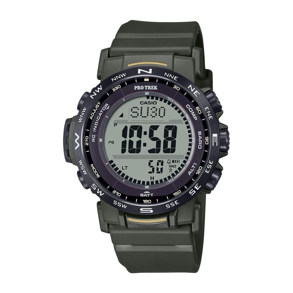 CASIO Watch Pro Trek Climber Line Radio Solar  Plastic  PRW-35Y-3BJF  Khaki