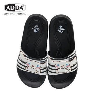 ADDA รุ่น 83G08-W1 (Size 4-6) Cinnamoroll รองเท้าแตะผู้หญิง พื้นนุ่ม ลายการ์ตูนน่ารัก Sanrio แท้