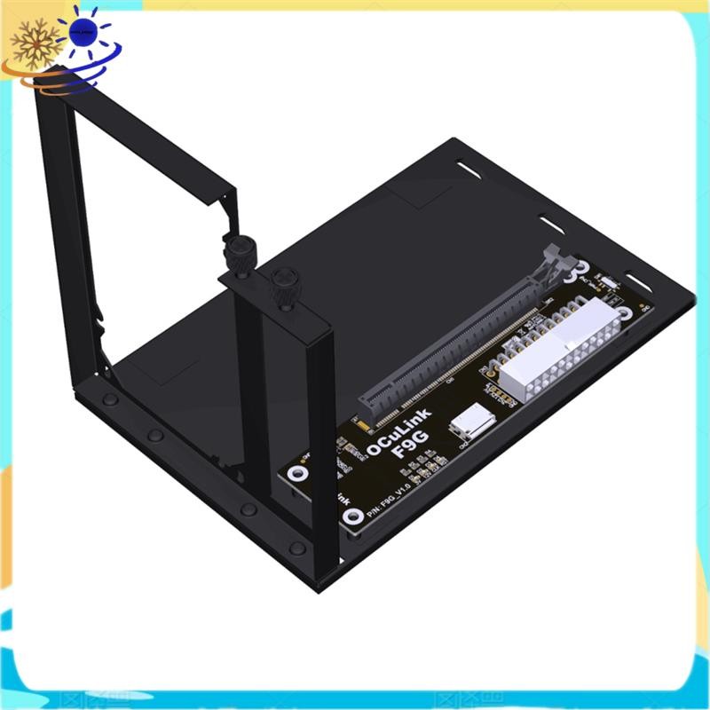 F9G-BK7 EGPU OCuLink GPU Dock PCIe4.0 X4 โน้ตบุ๊คแล็ปท็อปภายนอกกราฟิกการ์ด M.2 OcuLink to PCIE X16 อ