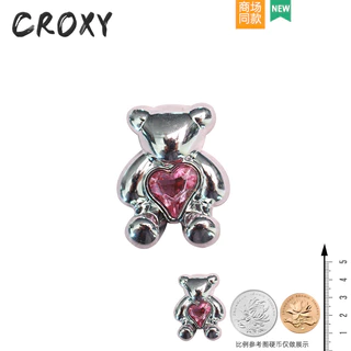 เครื่องประดับรองเท้าหมีสไตล์คลอด DIY พินตกแต่งแบบเมทัลลิก เพิ่มความงามสำหรับทั้งผู้ชายและผู้หญิง