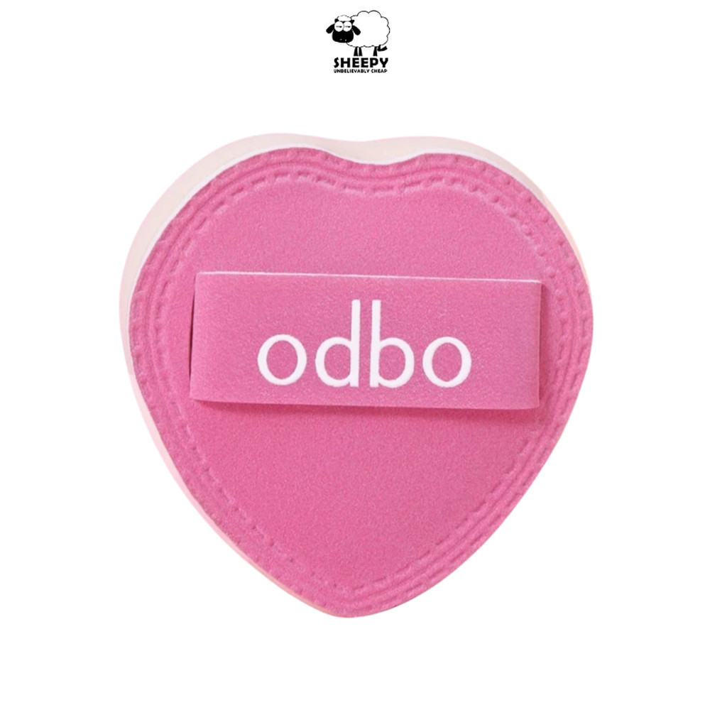 odbo Heart Pop Tiny Puff พัฟทรงหัวใจ พกง่าย 1ชิ้น (OD8077)