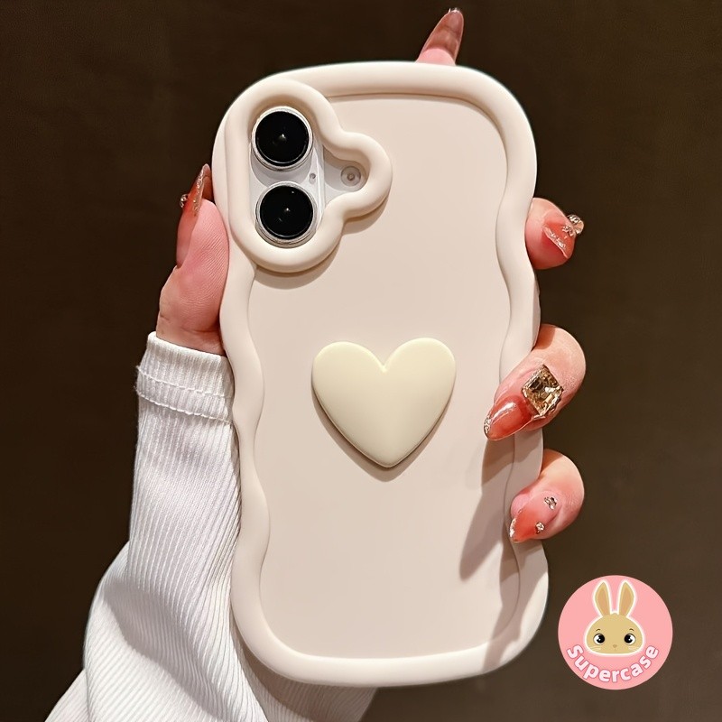 Macaron Wave Matte Heart เคสโทรศัพท์สําหรับ iTEL S25 Ultra S23 S18 S17 P55 P38 P37 Pro Vision 3 2 Pl
