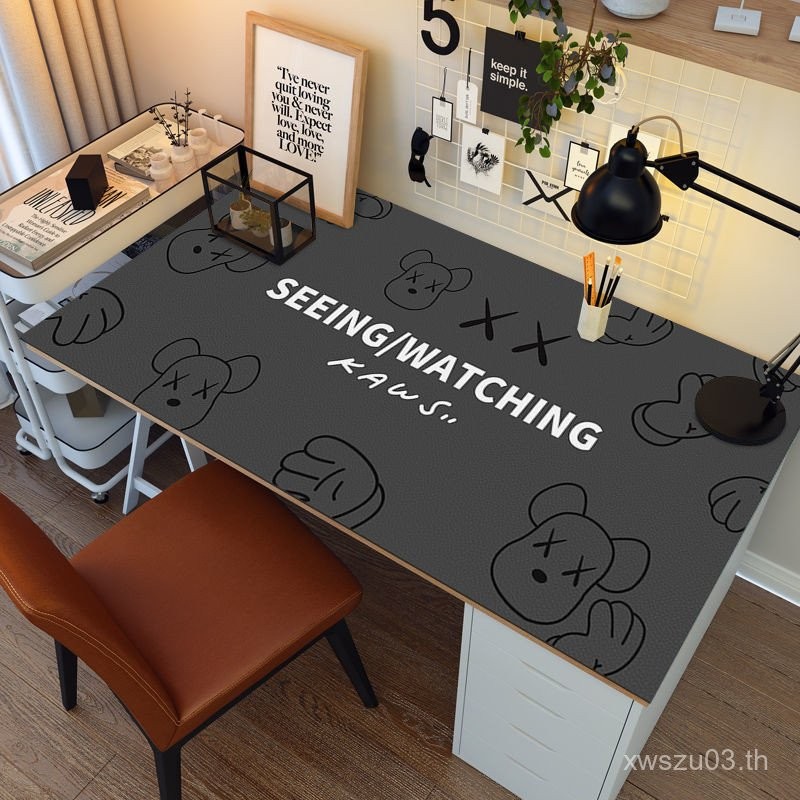 Street สวมใส่ตาราง pvc โต๊ะกาแฟ Wipeable ผ้าปูโต๊ะแบบใช้แล้วทิ้งสไตล์ Study โต๊ะกันน้ํา Desktop Mat 