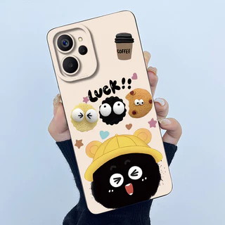 สําหรับRealme 10T 5G 2023 น่ารักPandaสาวหวานแมวซิลิโคนนุ่มปกหลังสําหรับRealme 9i 5G RMX3612 SlimกันชนAnti-Scratchป้องกันปลอก