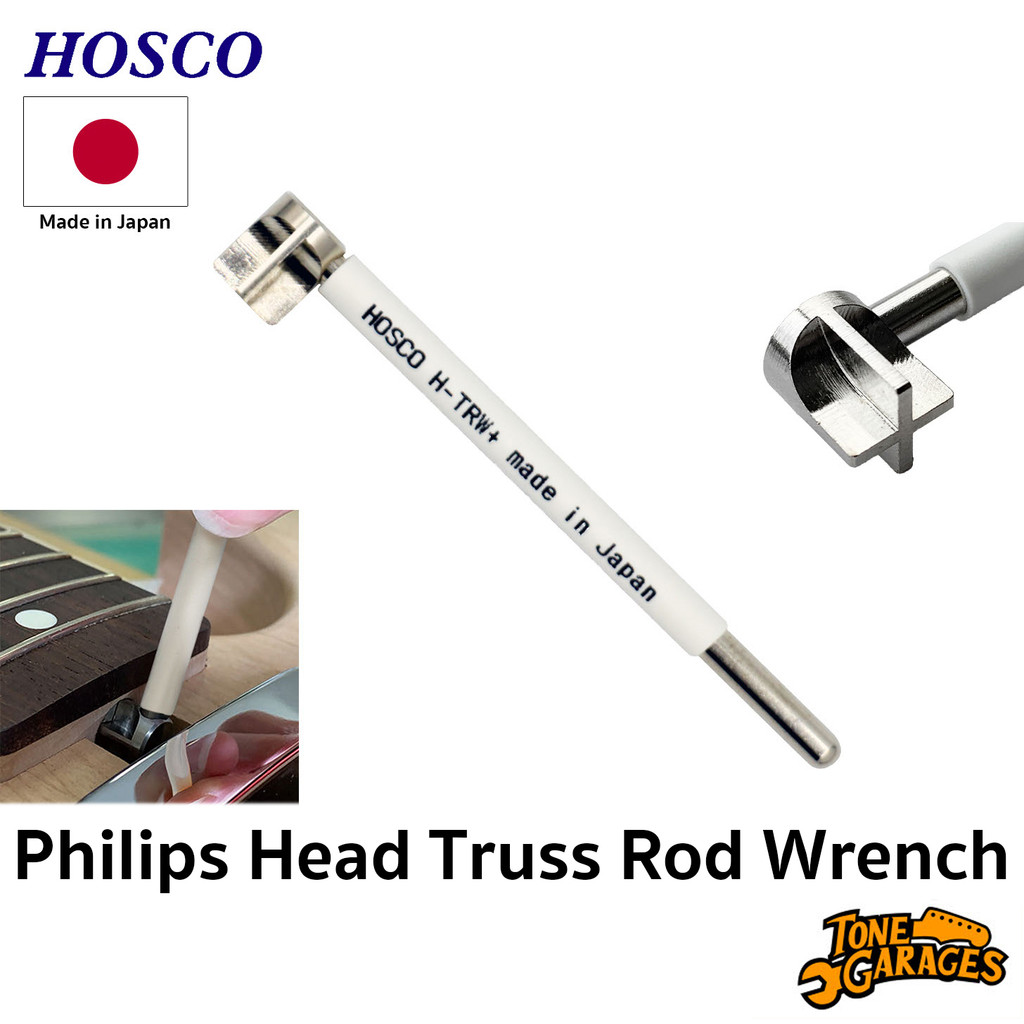 Hosco H-TRW+ Philips Head Truss Rod Wrench ประแจขันคอ Strat Vintage Made in Japan