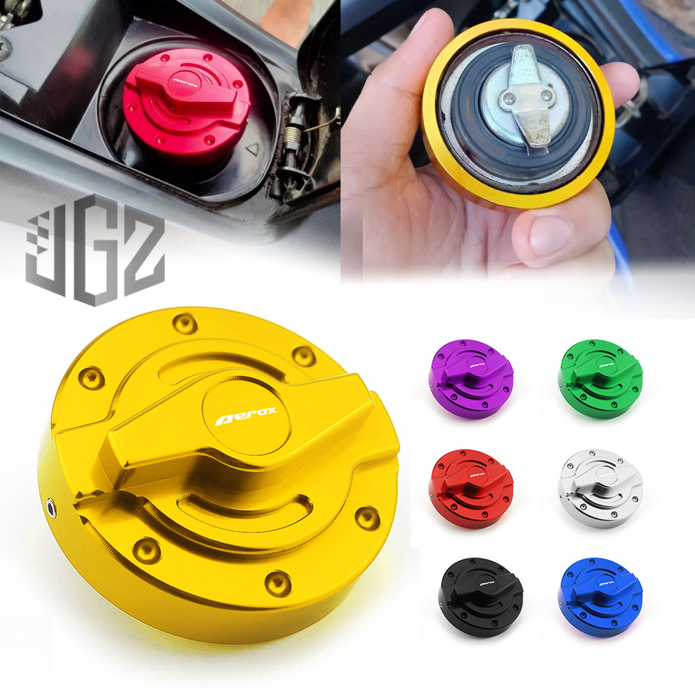 สําหรับ YAMAHA Aerox 155 V1 V2 V3 Nvx 2013-2025 แก๊สหมวก Cove รถจักรยานยนต์ CNC อลูมิเนียมการใช้ถังฝาครอบ