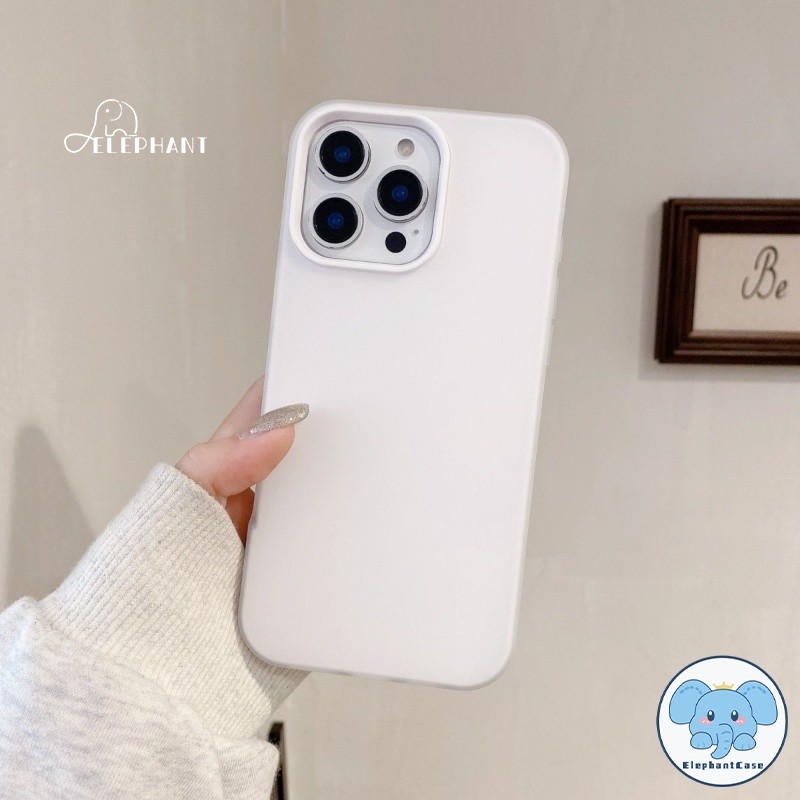 เคสกรอบรูปเรียบง่ายสีลูกกวาด เข้ากันได้กับ IPhone 17 air 11 16 13 15 14 12 Pro Max 8 16 15 7 Plus XR X XS เคสไอโฟน 15 ราคา ถูกที่สุด ดีลบีเคเค แกลเลอรีภาพที่ 4