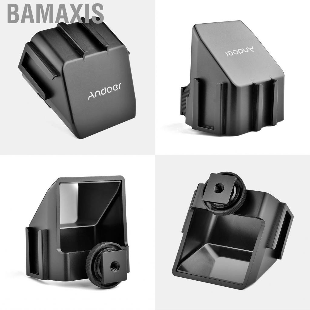 Bamaxis Bamaxis-th Andoer Universal Camera Selfie Vlog Flip Up Mirror หน้าจอพร้อมรองเท้าเย็น 3 ตัวสำ