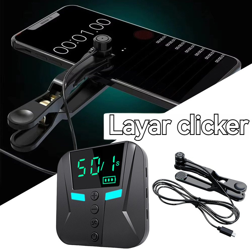 LAYAR Auto Clicker Hp Screen Tap Tool for Smart Phone Multifunctional Mobile Phone Screen Automatic 