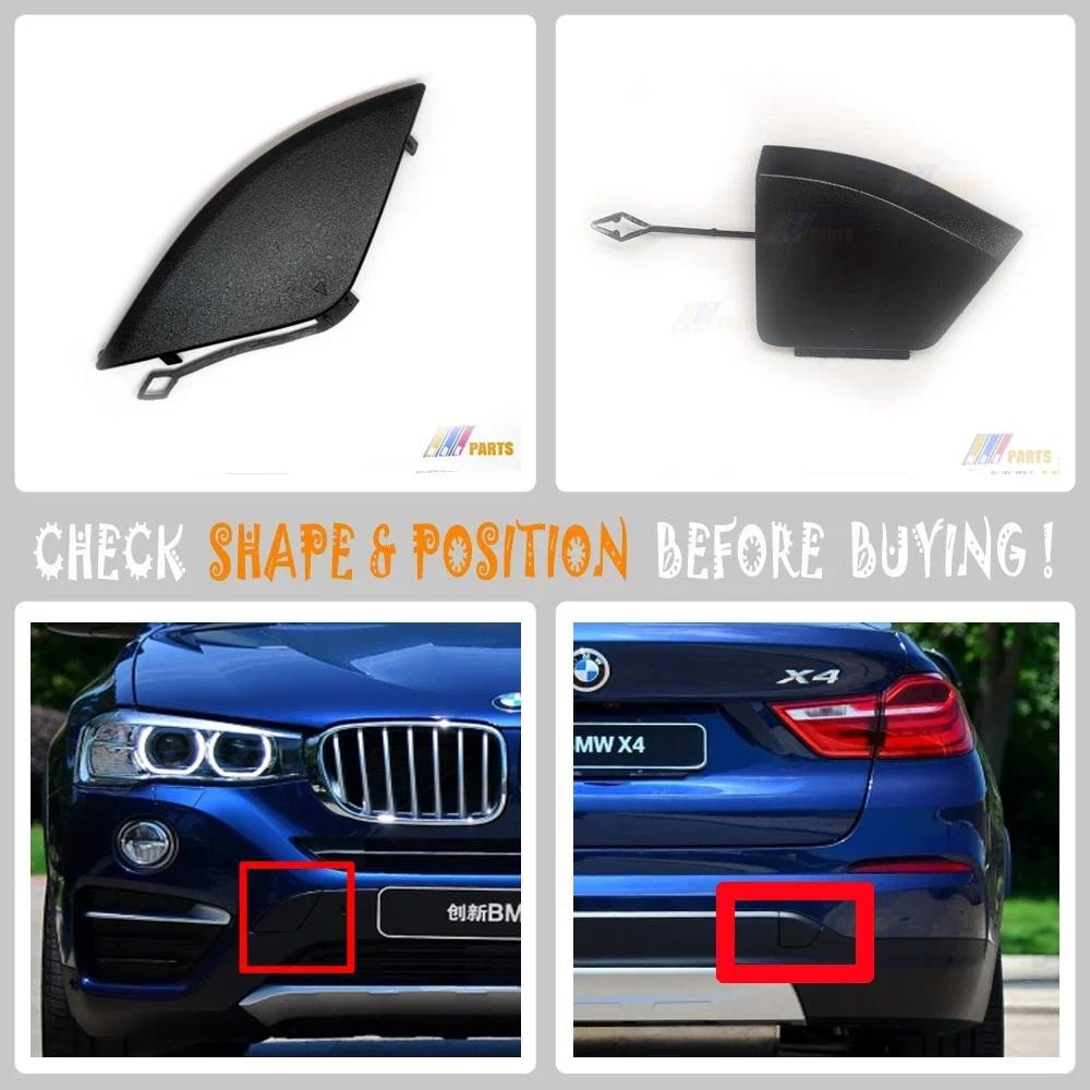 ฝาครอบ TOW สําหรับ 14-18 BMW X4 Series F26 xDrive sDrive 20d 20i 25i 28i 30d 35d 35i M40i FRONT & RE
