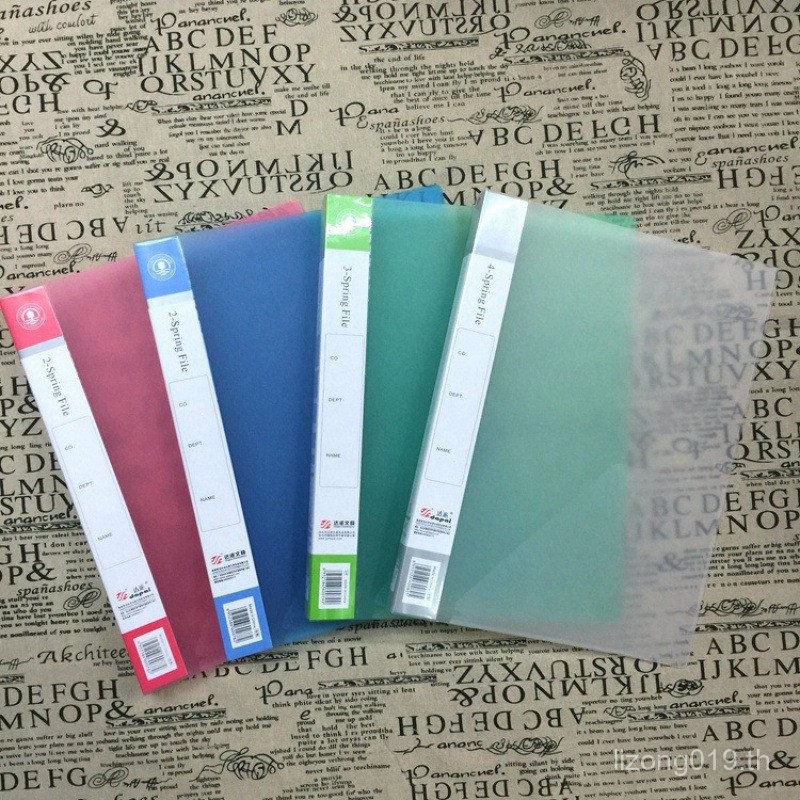 Four-Hole Perforated โฟลเดอร์โฟลเดอร์ขายส่ง 34 โปร่งใส O-Hole แฟชั่น 2 หลุมโฟลเดอร์ A4-Hole Binder B