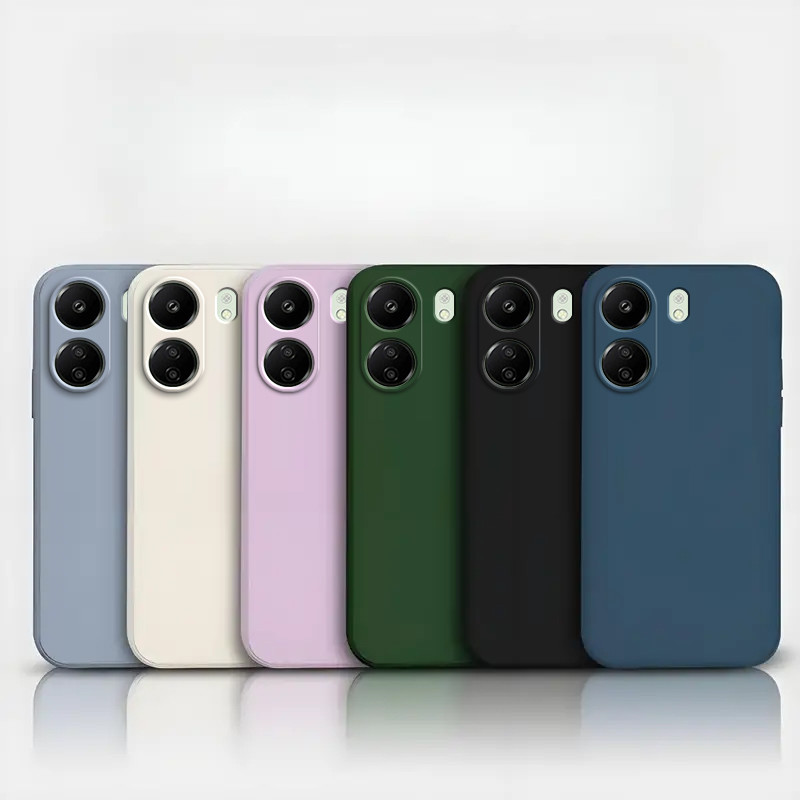 Redmi 13C 4G เคสโทรศัพท์ซิลิโคนสีทึบ YT