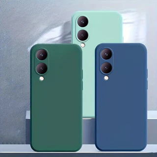 เคสโทรศัพท์ซิลิโคนสีทึบ Vivo Y17S YT