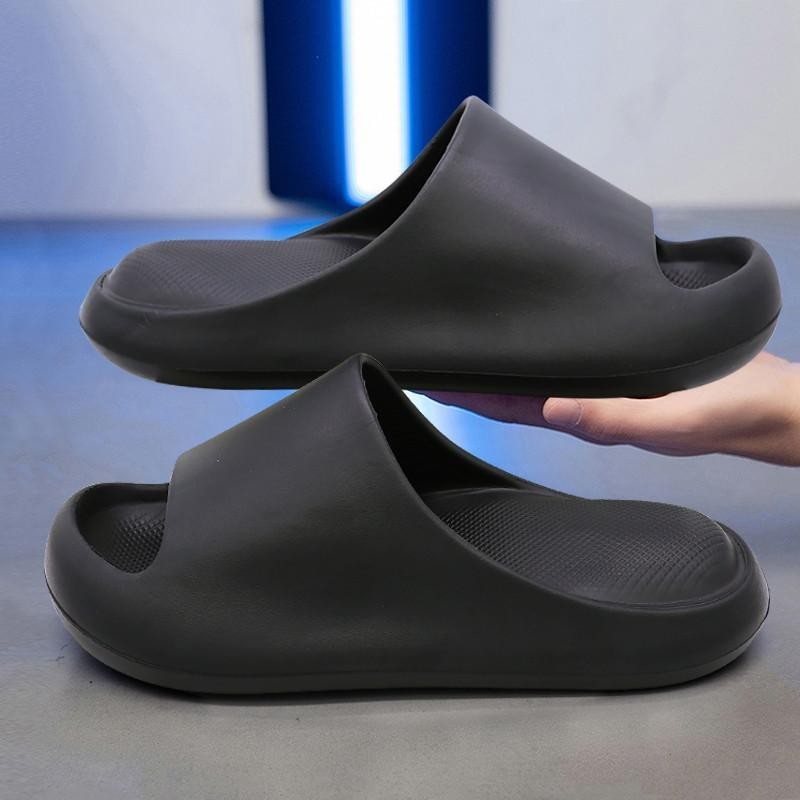 PUXI posε รุ่นเดียวกันรองเท้าแตะแบบสวมสําหรับบุรุษและสตรีล่าสุดสไตล์เกาหลีรองเท้าแตะบ้านนุ่มรองเท้าแ