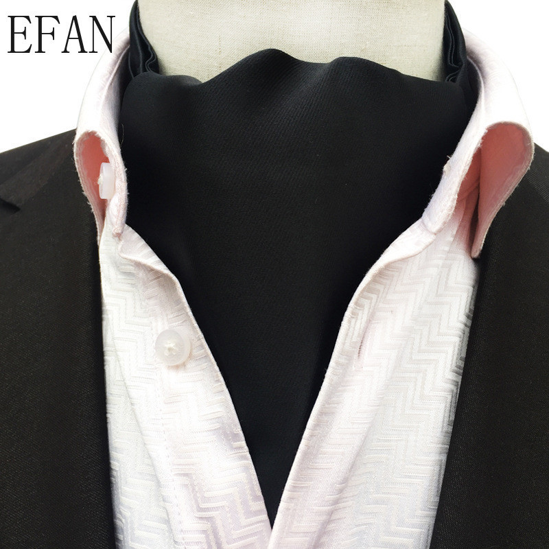 ใหม่ Jacquard ดอกไม้ Paisley Cashew Tie งานแต่งงานอย่างเป็นทางการ Cravat Ascot Scrunch Self สุภาพบุรุษอังกฤษโพลีเอสเตอร์คอ Ties สําหรับชายหรูหรา
