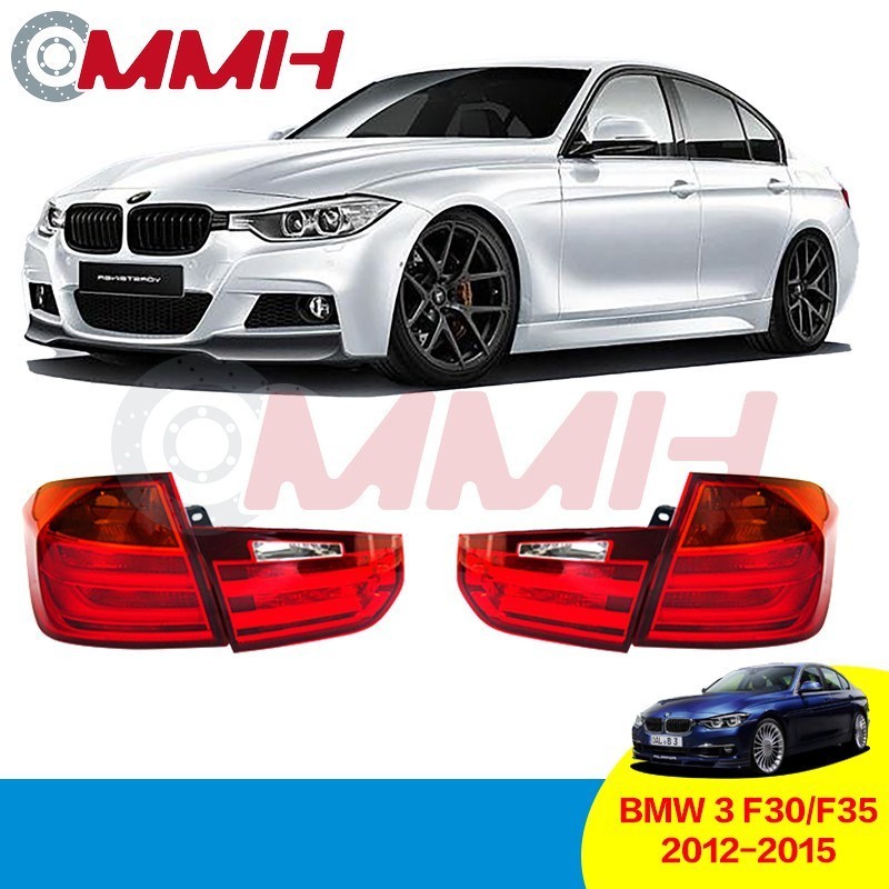 Bmw 3 bmw3 ไฟท้าย F30 ไฟท้าย F35 2012-2015Taillamp ไฟท้ายไฟท้ายไฟท้าย lampu belakang akhir เบรคหยุดแ