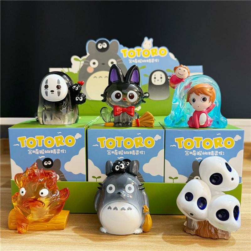Hayao Miyazaki Luminous Night Light Mystery Box Elf Series เครื่องประดับเดสก์ท็อปของขวัญน่ารัก