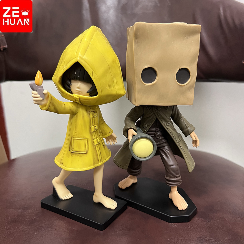 17ซม.little Nightmares MiniอะนิเมะเกมรูปLittle Nightmares Nomes/Six/Mono Action Figureตุ๊กตาของเล่น
