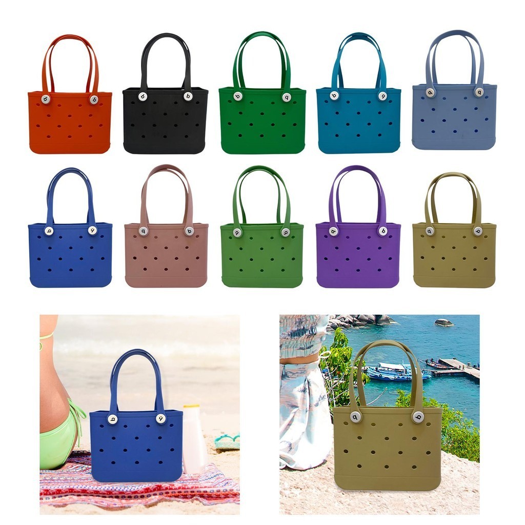 [ukwryvt] Beach Hole Bag กระเป๋าถือแปลกใหม่สําหรับผู้หญิงสําหรับวันเกิดพายเรือ