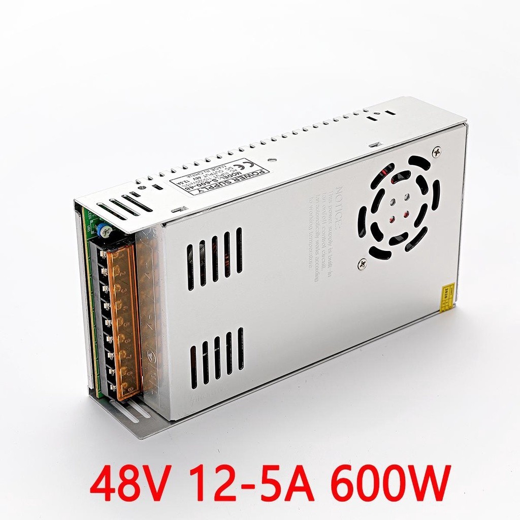 ⁑600W 48V 12.5A Switching power supply Driver Transformers 220V 110V AC to DC48V smps free shipping