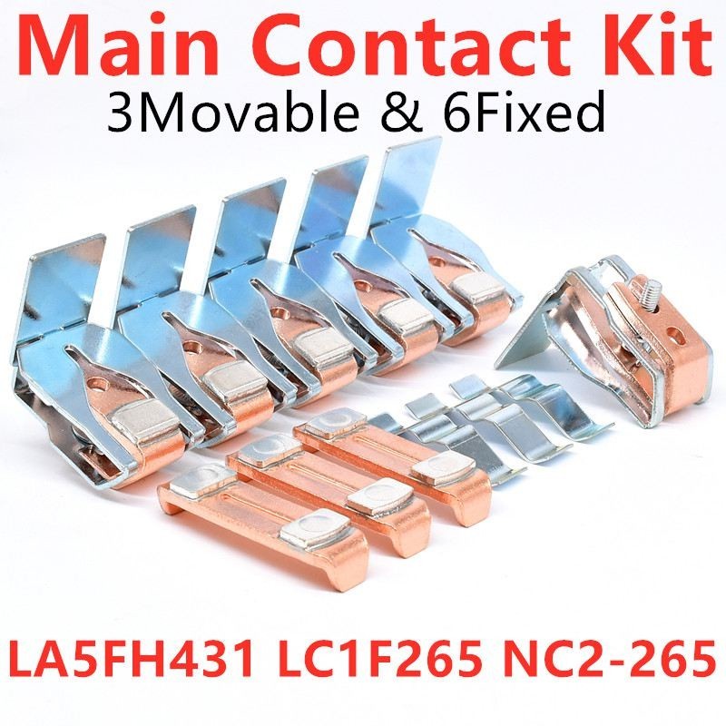 ⁑LA5FH431 Main Contact Kit For LC1F265 NC2-265 CJX4-F265 Contactor Contacts Moving And Fixed Contact