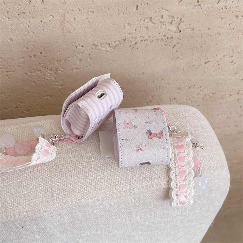 Graffiti puppy สําหรับ Airpods 1/2 3 Pro Pro2 pro3 Airpods4 ชุดหูฟังไร้สายบลูทูธป้องกันกรณี AirPods Pro i3 i4 pro3 หูฟังป้องกันกรณี - รูปที่ 5