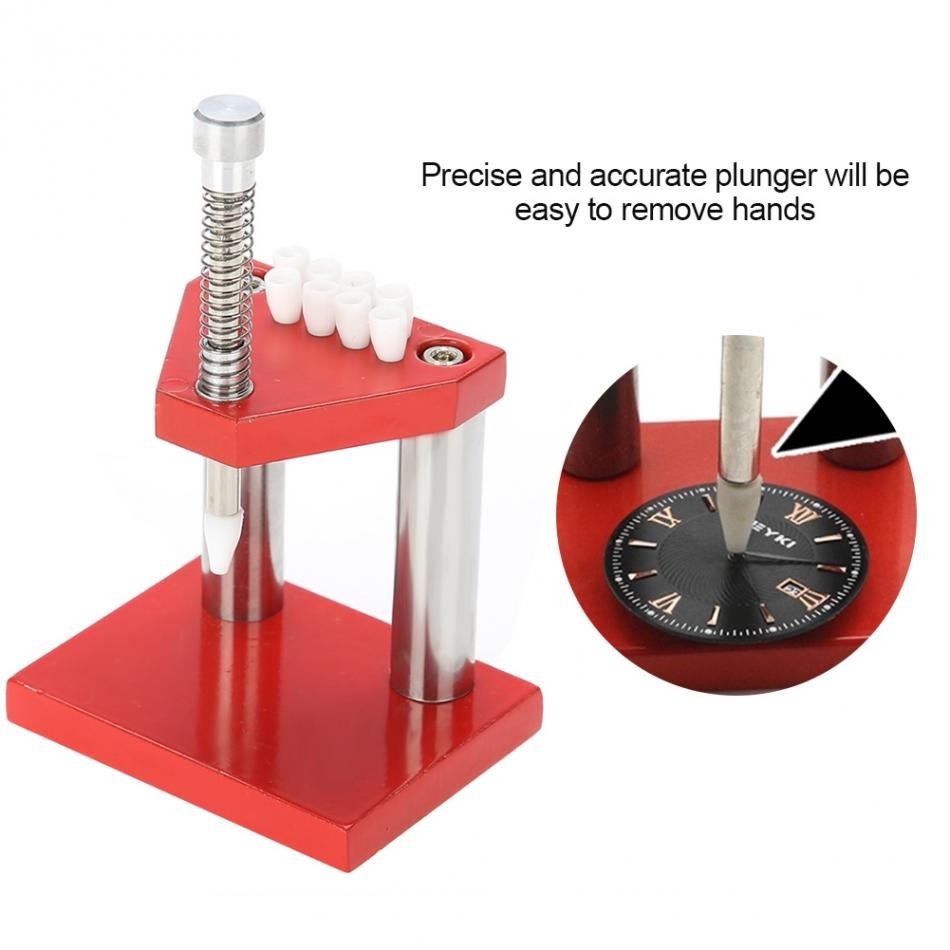 นาฬิกา Hand Remover Plunger Puller Hand Set Fitter เปิดโลหะผสมเหล็กมือนาฬิกาซ่อมเครื่องมือสําหรับช่างซ่อมนาฬิกา