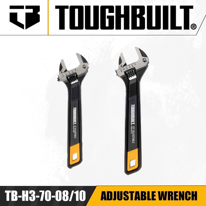 Toughbuilt TB-H3-70-08/TB-H3-70-10 8"/10" ประแจปรับได้เครื่องมือ