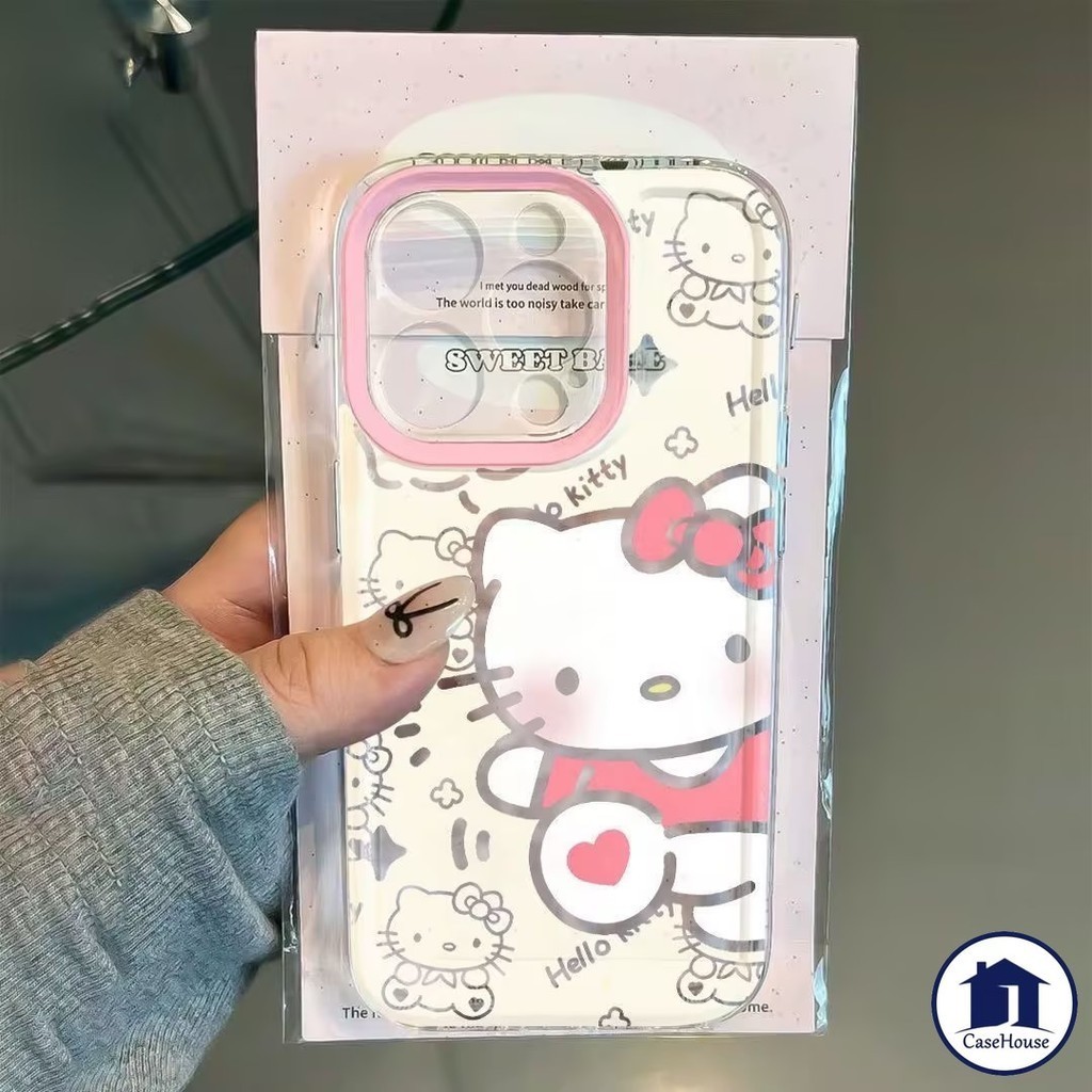 เคสนิ่มใส Hello Kitty น่ารัก เข้ากันได้สำหรับ Samsung A13 A50 A03s A12 A03 A20s A32 A30s A21s A51 A20 A10s A52 A33