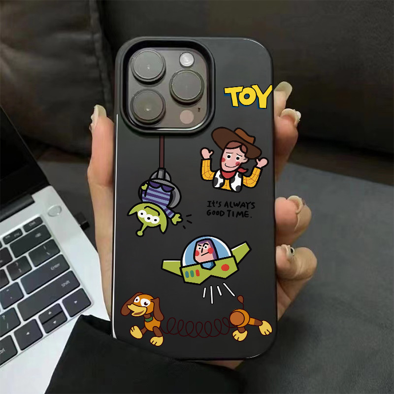 เคสไอโฟน16 15 14 13 12 11 Pro Max Case น่ารัก Buzz Lightyear กันกระแทก Hard Compatible เคส iPhone 16PM,16Plus,X/XS, XR,7+,8Plus