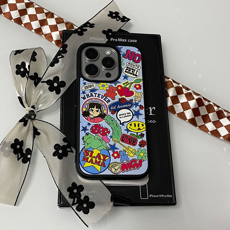 Star Frog Girlเคสโทรศัพท์เหมาะสําหรับiPhone15 14 13 11 12Promax 11Promax 12Pro 14plus 15Promax XS XR X Shock-ResistantกรณีBPGF